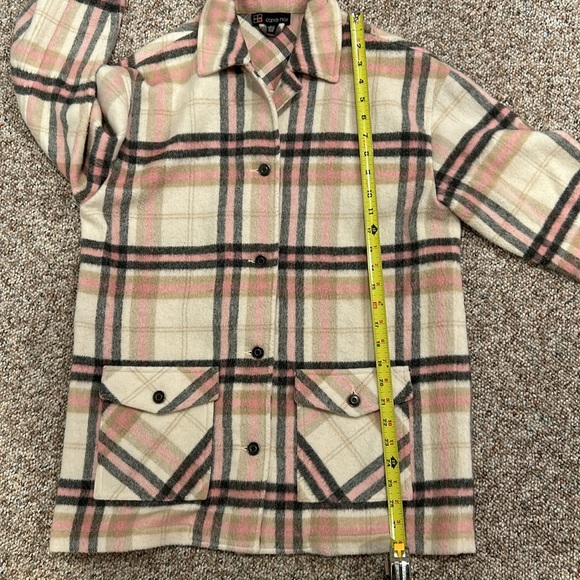 Carré Noir plaid shacket size small - Picture 7 of 7